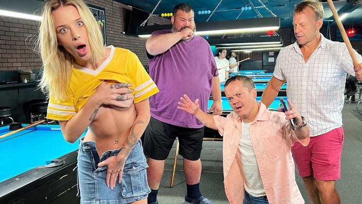 [He'sGotRizz] - Peter Green Fucks Ashlyn Angel Hard in Pool Hall - Peter Green - Ashlyn Angel