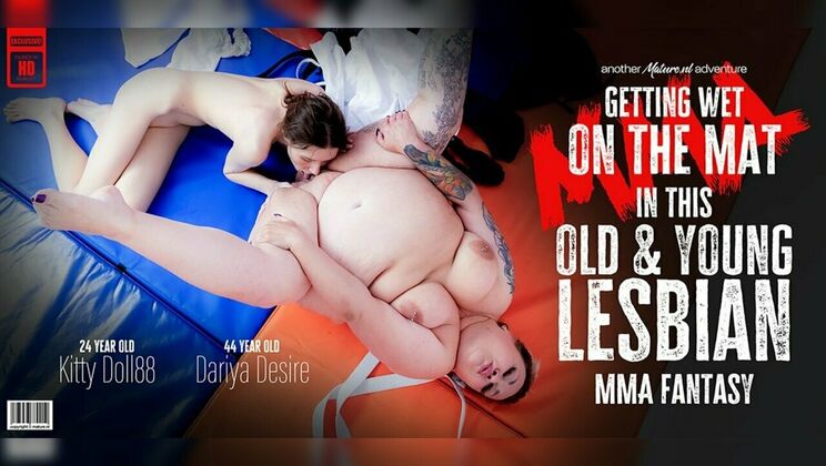 [Mature.nl] - BBW Mature Dariya Desire Licks Young Kitty Doll88's Pussy in Lesbian Fun - Kitty Doll88 - Dariya Desire