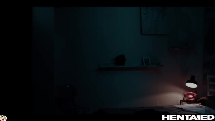 [Hentaied] - Alissa Foxy Takes Bukkake and Creampie Under The Bed - Alissa Foxy