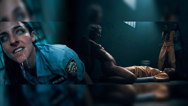 [Parasited] - Hot Lesbian Masturbation in Caged Pt 1 - Small Tits Action