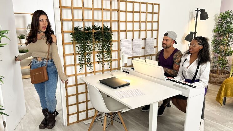 Big Natural Tits Tutor Fucked in Missionary