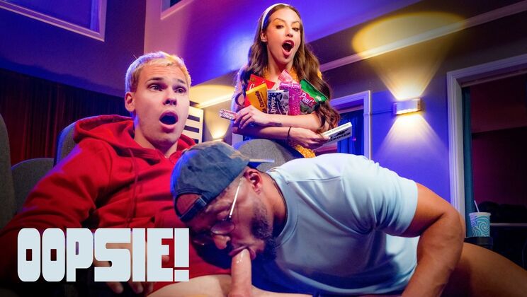 [Oopsie!] - Black and Brunette Threesome: Dillon Diaz and Tony Sting Share Spencer Bradley - Dillon Diaz - Spencer Bradley - Tony Sting