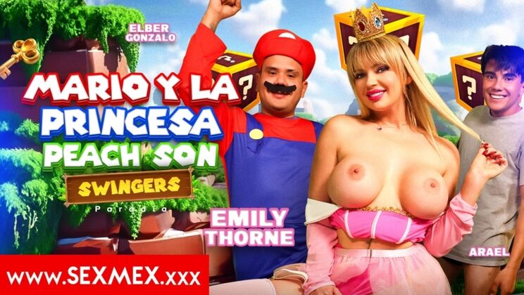 Mario and Princess Peach Bang Big Ass Emily Thorne