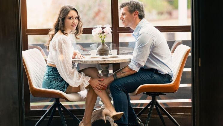 Denis Marti and Kristina Grace’s Intense Bathroom Fuck with Deepthroat Action