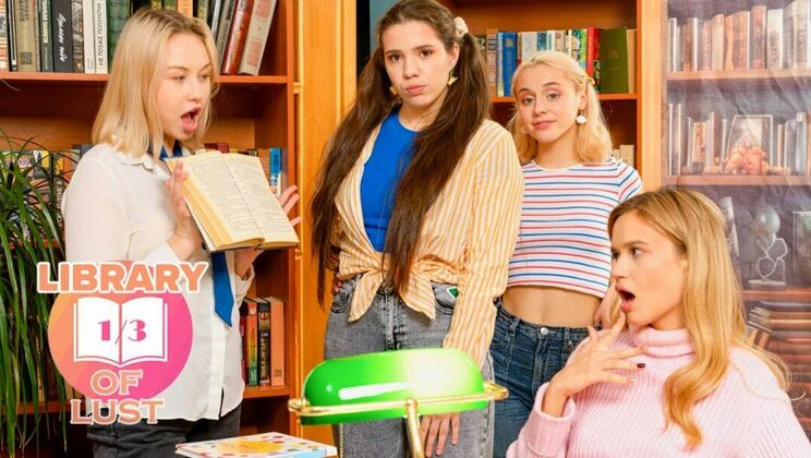 [ClubSweethearts] - Blonde Brunette Threesome Turns Foursome - Pussy Licking & Tattoos