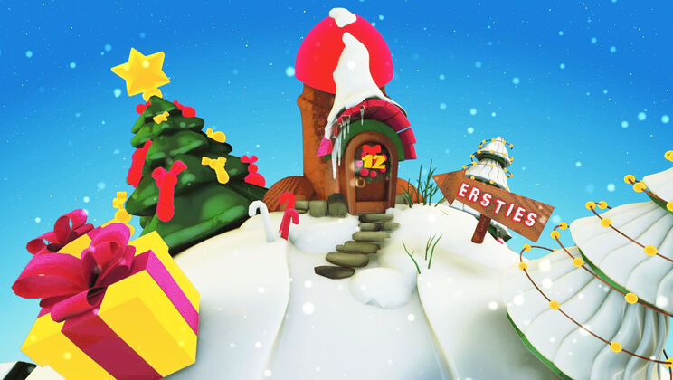 [Ersties] - Sex Toy Advent Surprise - Lesbian Kissing & Tattoo Play