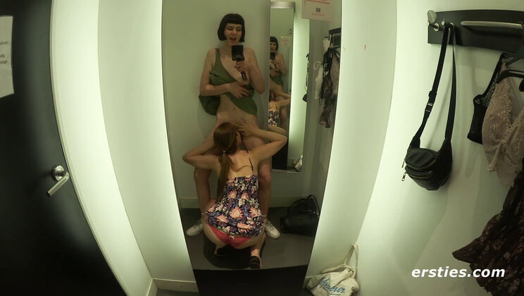 [Ersties] - Public Affair: Delfine, Sally B, and Their Exhibitionist Fantasies