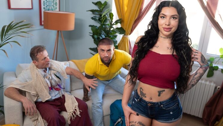 [FakeHostel] - Doggystyle & Missionary with Athletic Brunette - George Uhl - Nestor Zarc - Sexy Nala