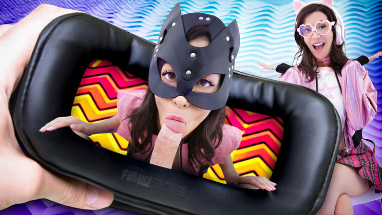 Stepbrother Creampies Stepsister in Virtual Reality