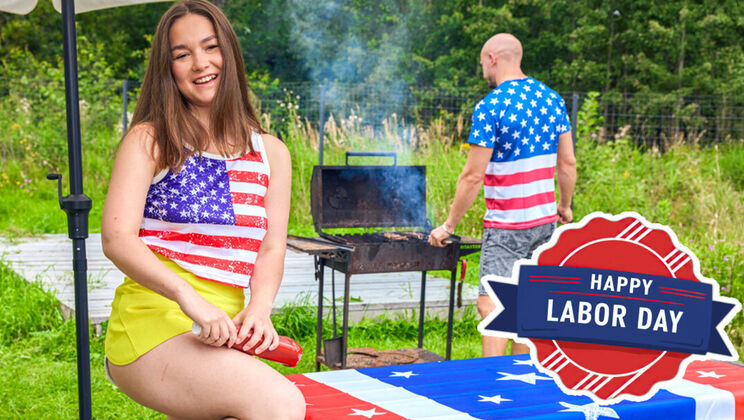 [ClubSweethearts] - Hazel Grace & Aleks Sam Labor Day 2025 Outdoor Hardcore Sex - Hazel Grace - Aleks Sam