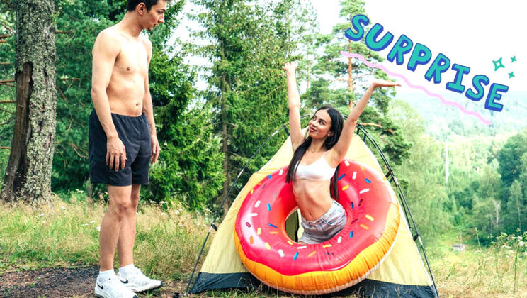 [ClubSweethearts] - Natural Tits Teen Gets Rough Outdoor Action - Ilyas Point - Elina Sable