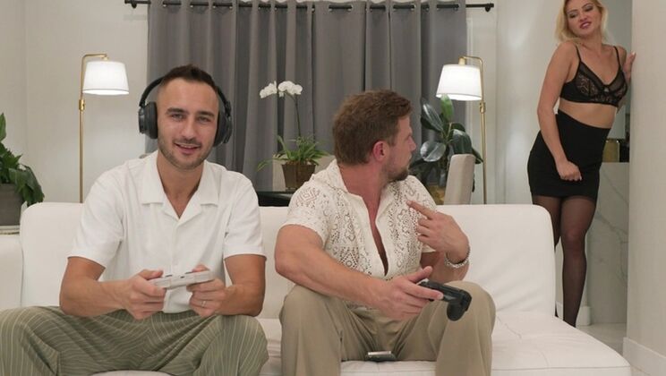 [PornWorld] - Hung Neighbours Join Blonde Cherry Kiss for Rough Double Penetration Fun GP3119 - Cherry Kiss - Milan - Vince Karter