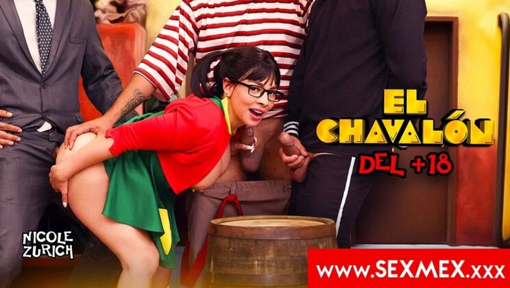 [SEXMEX] - Blowjob and Big Ass Action in Spanish Porn Story - Nicole Zurich - Lia Tovar - Mica Spengler