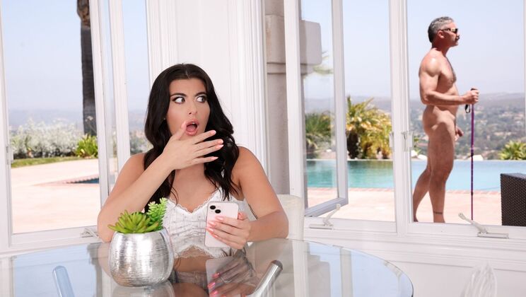 Nudist Neighbor Shenanigans! - Charles Dera & Gal Ritchie