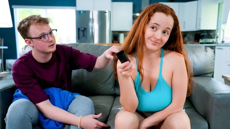 [MyPervyFamily] - Stepfamily Fun with Natural Tits Redhead - Jimmy Michaels - Red Eviee