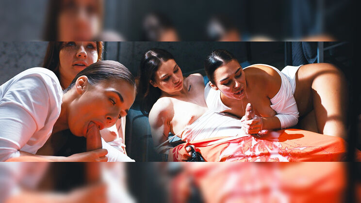 [FutanariXXX] - Brunette Prison Witch Small Tits - Sam Bourne - Milan Cheek - Matty Mila