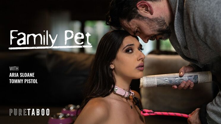 [PureTaboo] - Cum on Pussy and Ball Play with Aria Sloane - Tommy Pistol - Aria Sloane