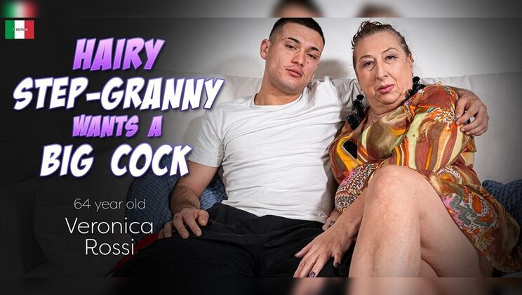 [Mature.nl] - Hairy Pussy Video: Busty Granny Veronica Rossi in Hardcore Sex - Benny Banana - Veronica Rossi (EU)