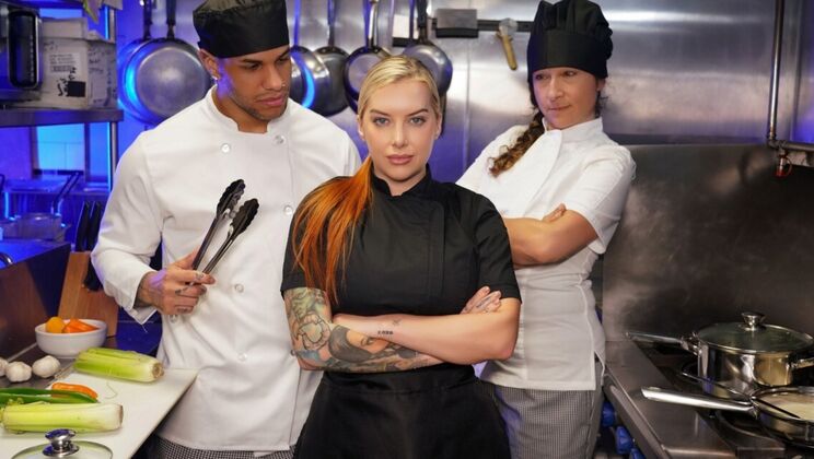 [DigitalPlayground] - Latina Ballerina Food Fuck: Deepthroat Gagging and Pussy Licking