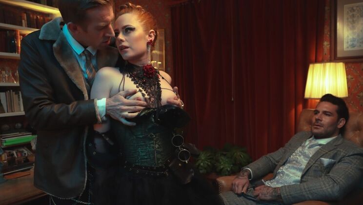 [DigitalPlayground] - Shaved Pussy Ella Takes Big Cock in Reverse Cowgirl BJ