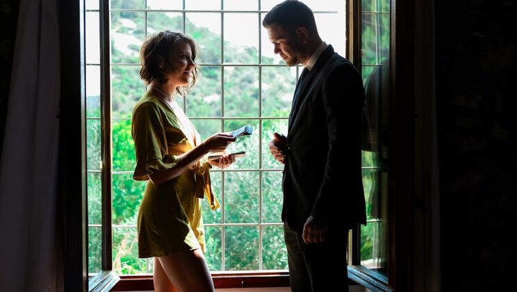 [DigitalPlayground] - Part 4: Brunette & Latina Threesome with Facial Cumshot - Adriana Chechik - Juan Lucho - Emily Willis