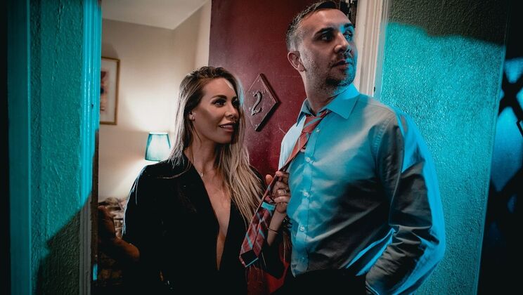 [DigitalPlayground] - European Hotel Fuck: Missionary and Standing Sex - Nicole Aniston - Keiran Lee