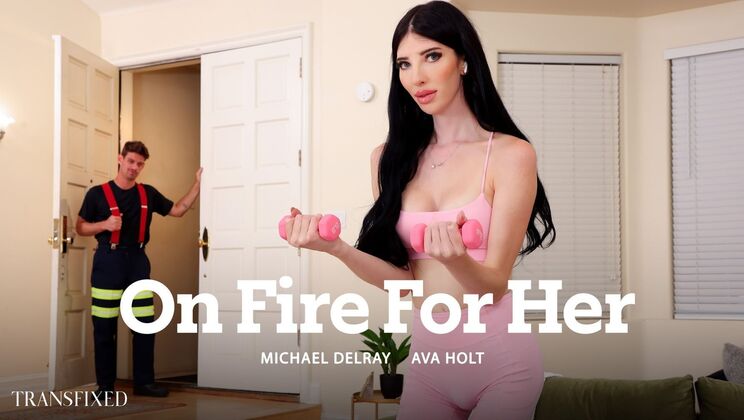 [Transfixed] - Rimming a Fitness Model Trans - Michael DelRay - Ava Holt