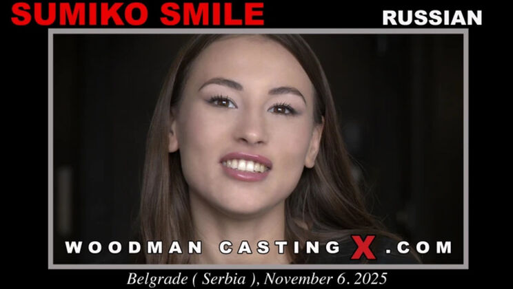 [WoodmanCasting] - Tanned Beauty Sumiko Smile Casting: Rimming, Deepthroat & DP - Sumiko Smile