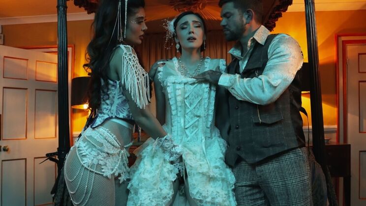 [DigitalPlayground] - Spanking and Ass Fingering in Doggystyle with High Heels On - Juan Lucho - Marina Maya - Catherine Knight