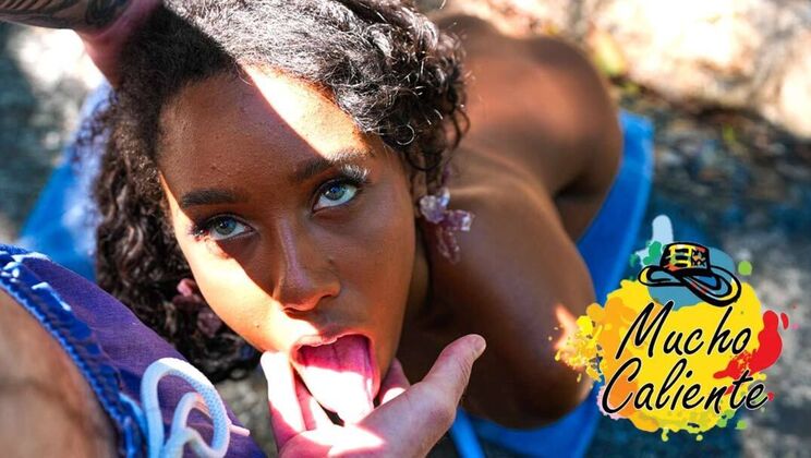 [ClubSweethearts] - Blue-Eyed Teen Sucks & Fucks in Interracial Scene - Jasminy Villar - Alias White