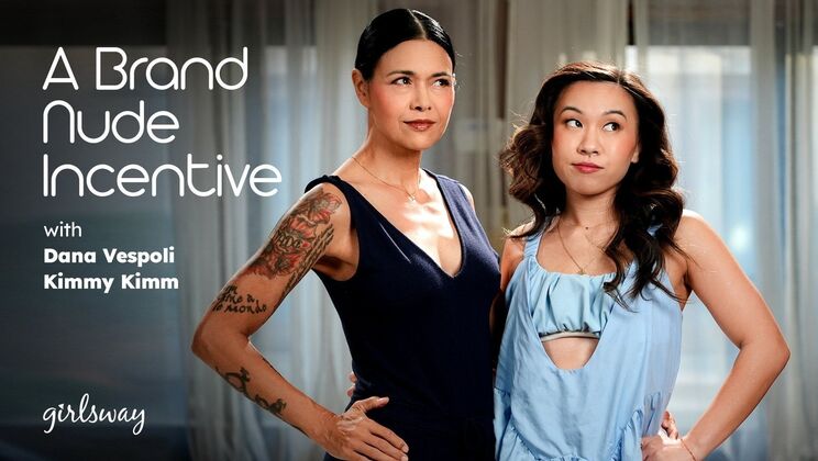 [Girlsway] - Big Tits Lesbians Get Naked - Dana Vespoli - Kimmy Kimm