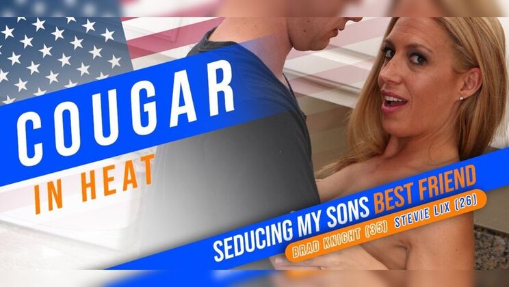 Stevie Lix's Small Tits Bounce While Fucking Brad