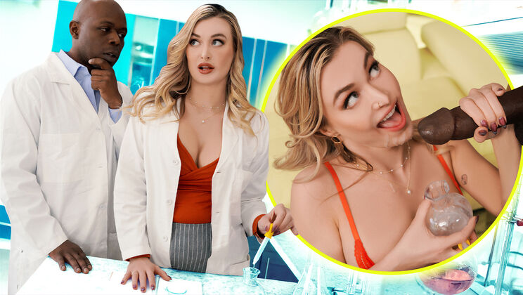 Research Session: MILF Scientist Pussy Licks and Milks BBC