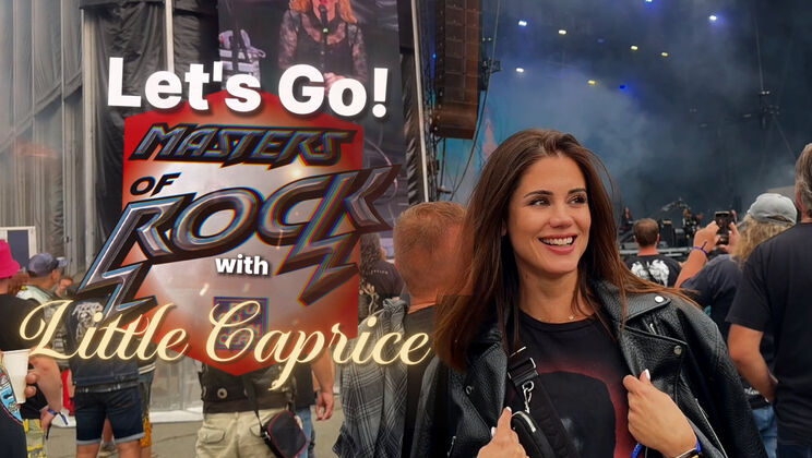 Little Caprice Outdoor Public Erotic Rock Master