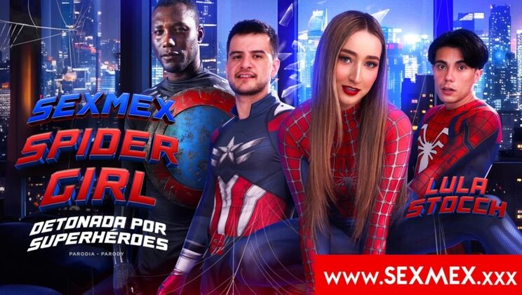 Lula the Spider Girl Gets Creampied by Superheroes