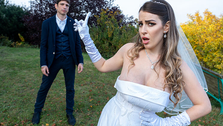 Wedding Day Cheat: Marica Chanelle Takes Big Cock Outdoors
