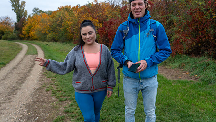 Big Tit Babe Jennifer Mendez Rescues Hikers and Gets Hardcore Reward
