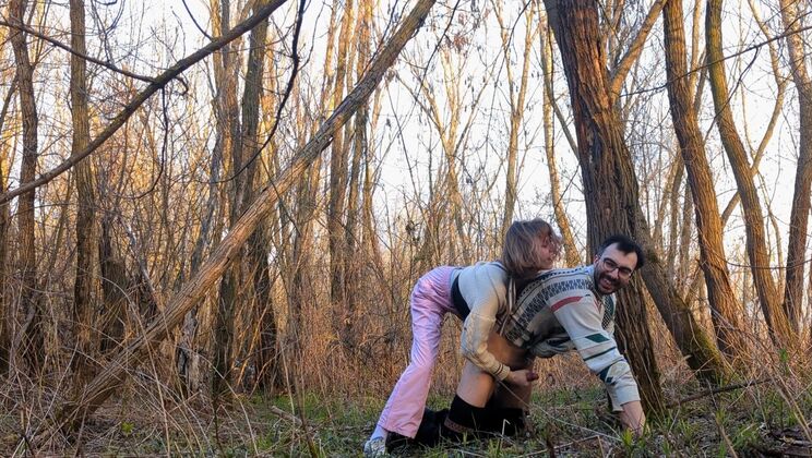 Masturbation and Teasing in the Open Air