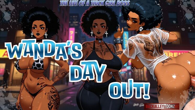 Wanda's Big Day: Tattoo Interracial Shower