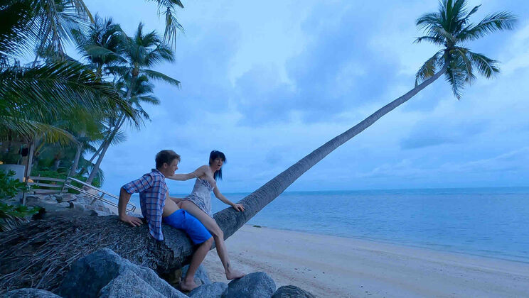 Boris And Nicole Beach Vacation Quickie At Sunrise