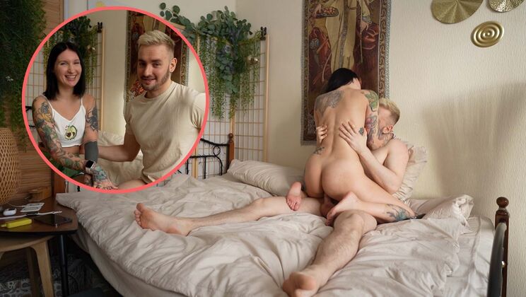 Keoki & Chris – Model Behavior: Blowjob, Handjob and Cum on Body
