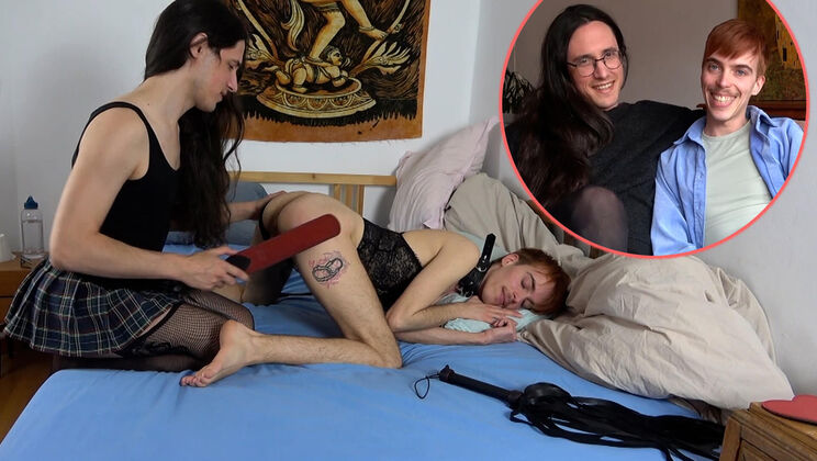 Ready For Action: Cobalt & Julien with Anal Plug and Spanking