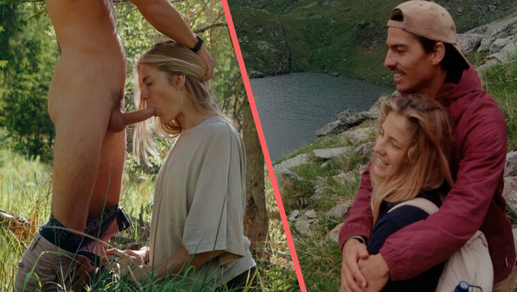 Lost In Romania Part 3: James Gets Blowjob from Lola in Park